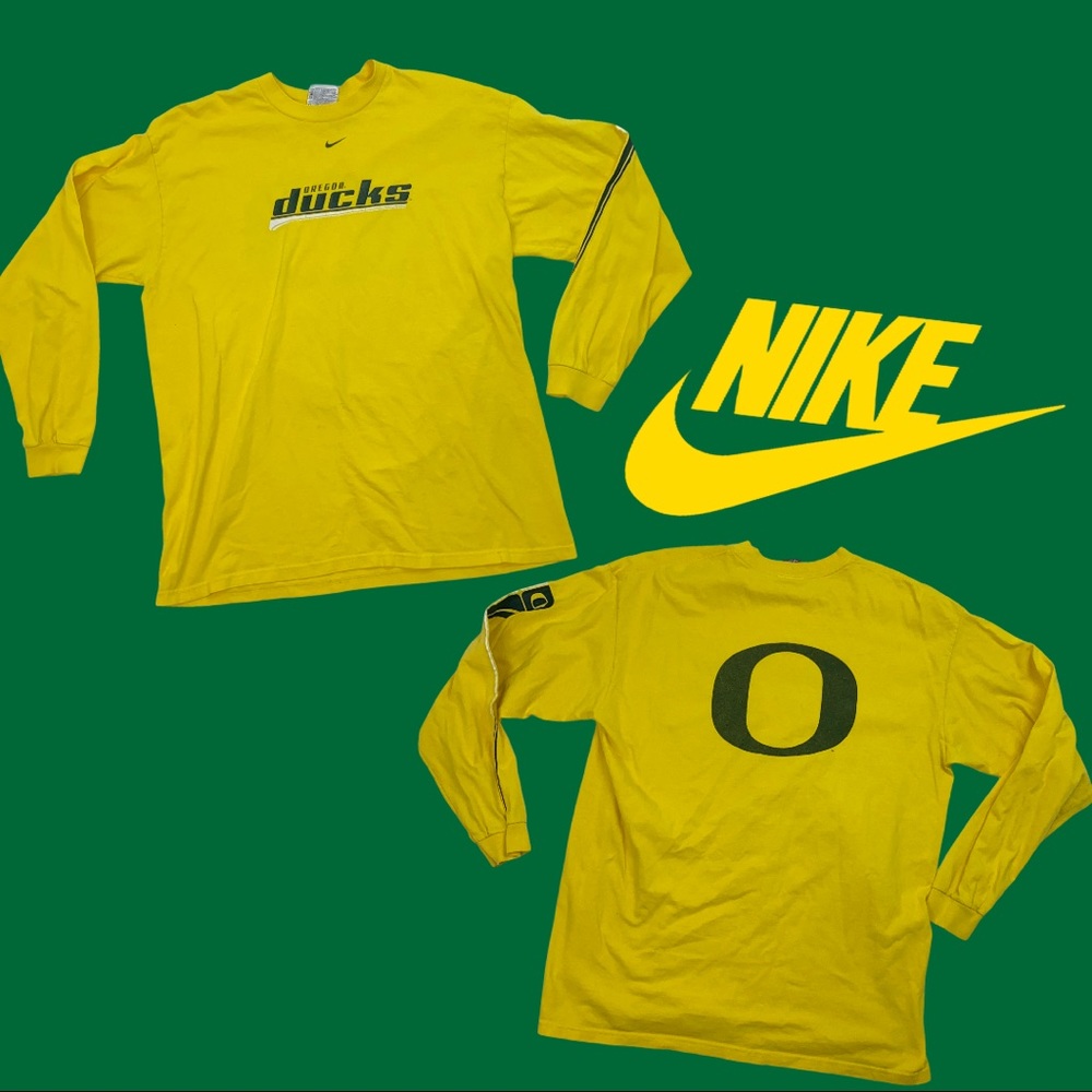 Vintage Nike  Oregon Ducks long sleeve t shirt